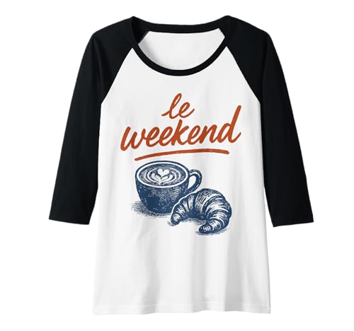 Damen Croissant Weekend Coffee Cappuccino Kaffee Raglan Damen Croissant Weekend Coffee Cappuccino Kaffee Raglan von Croissant Weekend Coffee Cappuccino Kaffee