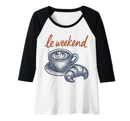 Damen Croissant Weekend Coffee Cappuccino Kaffee Raglan Damen Croissant Weekend Coffee Cappuccino Kaffee Raglan von Croissant Weekend Coffee Cappuccino Kaffee