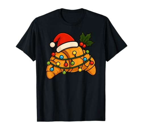 Croissant Merry Xmas Weihnachtsmannmütze Weihnachten Jungen Mädchen Kinder T-Shirt Croissant Merry Xmas Weihnachtsmannmütze Weihnachten Jungen Mädchen Kinder T-Shirt von CroissantAxis1