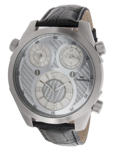 Cronenberg Herren-Armbanduhr Analog Quarz Leder Schwarz - 12072W1-CB von Cronenberg