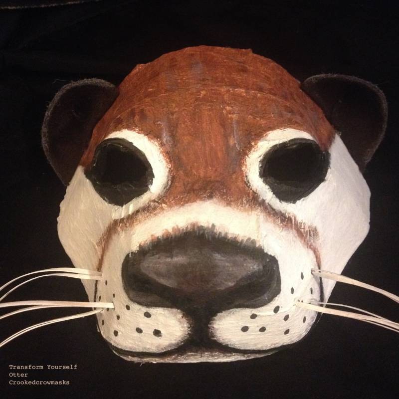 Otter Maske Papier-Mâché Masquerade Prop Otter Maske Papier-Mâché Masquerade Prop von CrookedCrowMasks