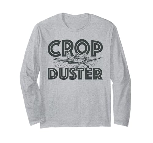 Vintage Crop Duster Flugzeug Lustiger Furz Witz Toilette Humor Langarmshirt Vintage Crop Duster Flugzeug Lustiger Furz Witz Toilette Humor Langarmshirt von Crop Duster Tees & Apparel