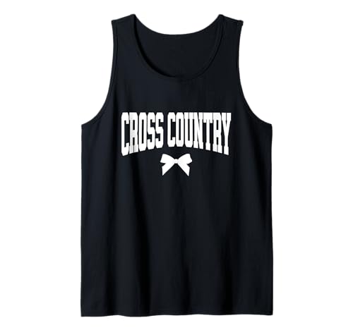 Cross Country Team Bow Runner Mädchen Leichtathletik Tank Top Cross Country Team Bow Runner Mädchen Leichtathletik Tank Top von Cross Country T-Shirt Co.