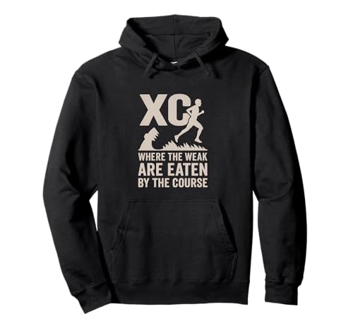 Langlauf-Läufer, lustig, Herren, XC, athletischer Rennläufer Pullover Hoodie Langlauf-Läufer, lustig, Herren, XC, athletischer Rennläufer Pullover Hoodie von Cross Country XC Running Trail Distance Graphic