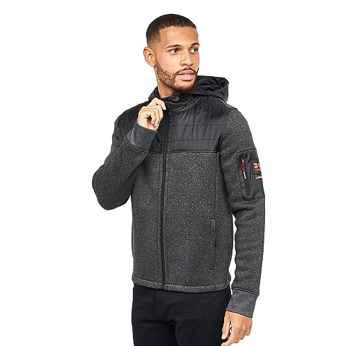 Crosshatch Tradmax Jacke für Herren, Schwarz , XXL von Crosshatch