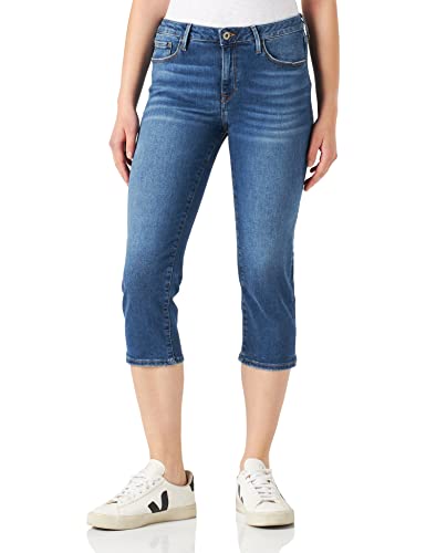 Cross Damen Amber Slim Jeans, Blau (Mid Blue 012), 31W EU von Cross