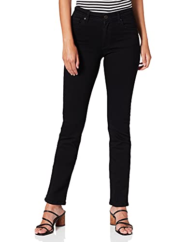 Cross Damen Anya Jeans, Schwarz (Black 155), 33W / 34L EU von Cross