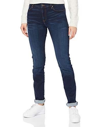 Cross Damen Anya Slim Jeans, Blau (Dark Blue 136), 28W / 30L EU von Cross