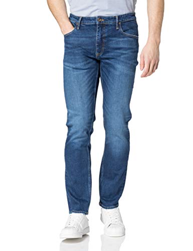 Cross Damien Herren Slim Jeans, Blau, 36 W / 30 L. von Cross