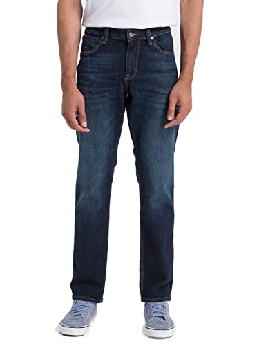 Cross Herren Dylan Jeans, Deep Blue, 32W / 34L EU von Cross