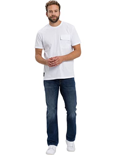 Cross Herren Dylan Regular Fit Jeans, Blau (Dark Blue 099), W32/L36 von Cross