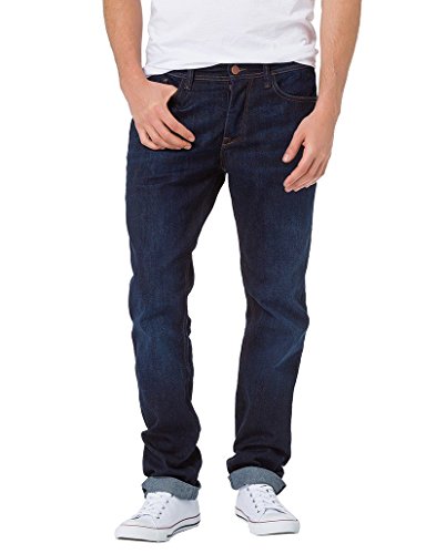 Cross Herren Dylan Tapered Fit Jeans, Blau (Deep Blue 038), W38/L34 von Cross