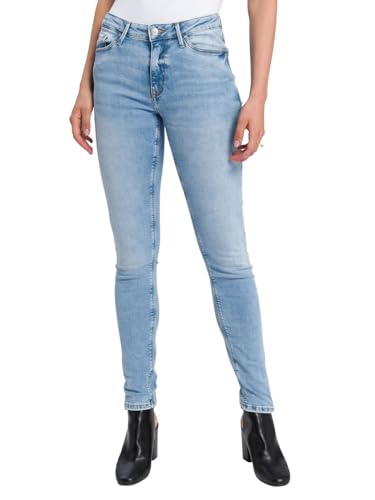 Cross Jeans Damen Jeans Alan - Skinny Fit - Blau - Light Blue W27-W34 Stretch, Größe:31W / 32L, Farbe:Light Blue 308 von Cross