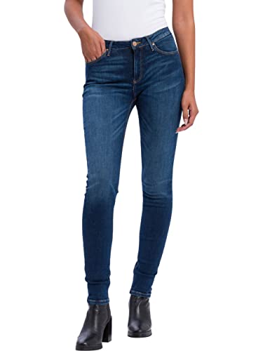 Cross Jeans Damen Alan Skinny Jeans, Blau, W32/L34 (Herstellergröße: 32/34) von Cross