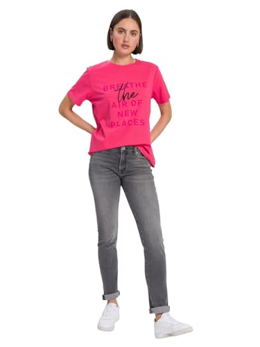 Cross Jeans Damen Jeans ANYA - Slim Fit - Grauu - Grey Used W27-W36 Stretch, Größe:28W / 34L, Farbe:Grey Used 204 von Cross