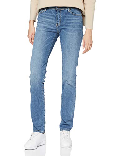 Cross Damen Anya P 489-070 Slim Jeans, Blau (Light Mid Blue 123), 33W / 30L EU von Cross