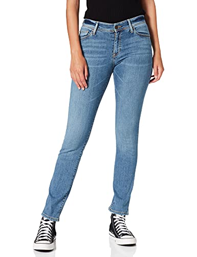 Cross Jeans Damen Anya P 489-081 Jeans, Blau (Light Mid Blue 123), W30/L32 von Cross