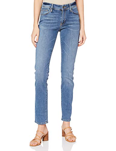 Cross Jeans Damen Anya P 489-101 Slim Jeans, Blau (Light Mid Blue 123), W36/L32 von Cross