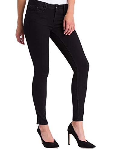 Cross Jeans Damen Giselle Skinny Jeans, Schwarz (Black Black 065), W25 (Herstellergröße:25) von Cross