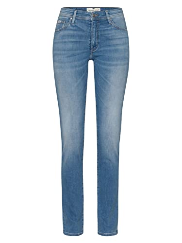 Cross Jeans Damen Jeans ANYA - Slim Fit - Blau - Medium Blue W28-W38 Stretch, Größe:30W / 34L, Farbvariante:Medium Blue 199 von Cross