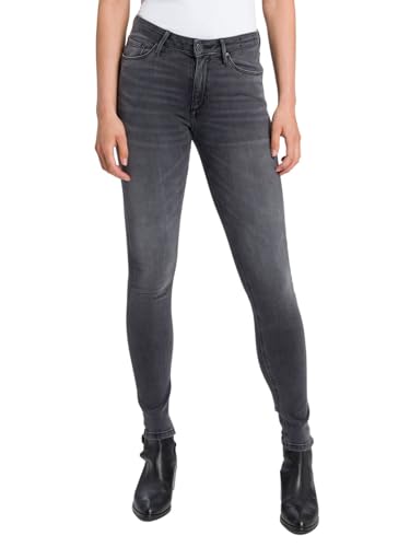 Cross Jeans Damen Jeans Alan - Skinny Fit - Grau - Grey Used W27-W34 Stretch, Größe:27W / 30L, Farbe:Grey Used 312 von Cross
