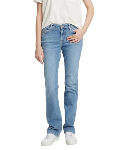 Cross Jeans Damen Jeans Lauren - Bootcut - Blau - Light Blue W27-W34 Stretch, Größe:29W / 34L, Farbe:Light Blue 024 von Cross