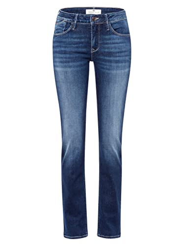 Cross Jeans Damen Jeans Rose - Regular Fit - Blau - Mid Blue W28-W38 Stretch, Größe:38W / 30L, Farbvariante:Mid Blue 073 von Cross