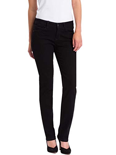 Cross Jeans Damen Jeans Rose - Regular Fit - Schwarz - Black Black, Größe:38W / 30L, Farbe:Black Black (054) von Cross