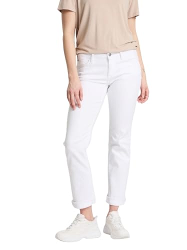 Cross Jeans Damen Jeans Rose - Regular Fit - Weiss - White W27-W38 Stretch, Größe:27W / 30L, Farbe:White 081 von Cross