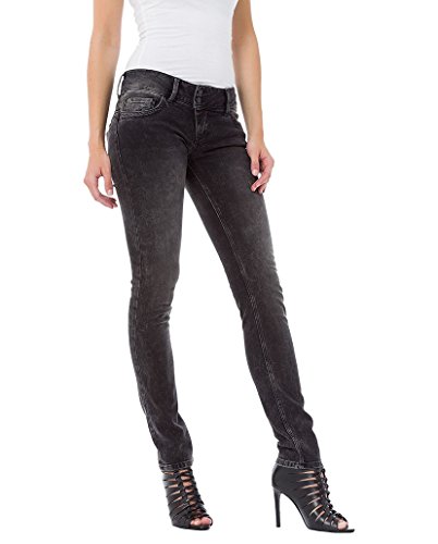 Cross Jeans Damen Melissa Jeans, Grau (Dark Grey 119), W31/L30 (Herstellergröße: 31.0) von Cross