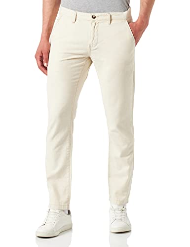 Cross Jeans Herren Chino Freizeithose, Natural, Regular von Cross