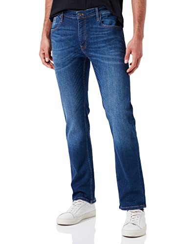 Cross Jeans Herren Damien Slim Jeans, Blau (Mid Blue Used 017), W40/L34 (Herstellergröße: 40/34) von Cross