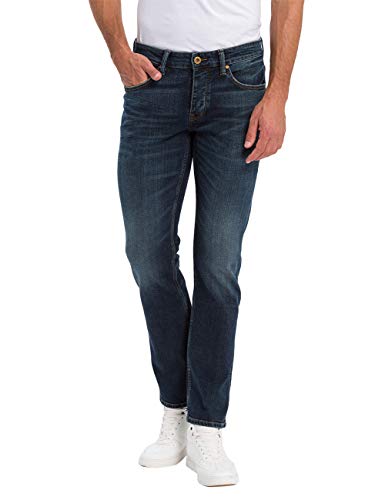 Cross Herren Dylan Regular Fit Jeans, Blau (Dirty Blue 097), W30/L34 von Cross