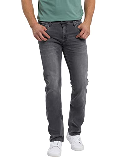 Cross Jeans Herren Jeans Damien - Slim Fit - Grau - Anhtracite W29-W42 Stretch, Größe:32W / 30L, Farbvariante:Anthracite 021 von Cross