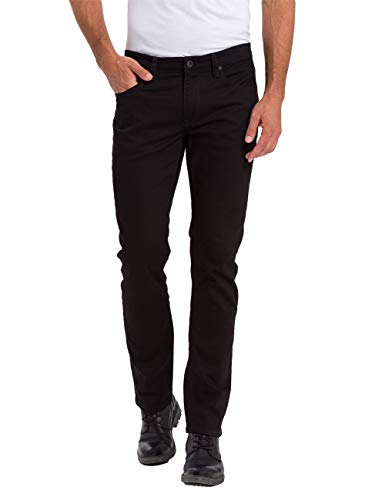 Cross Jeans Herren Jeans Jeanshose Stretchjeans Dylan Regular Fit Schwarz Black Crinkle W28-W38 98,5% Baumwolle, Größe:W 34 L 38, Farbvariante:Black Crinkle (101) von Cross