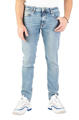 Cross Jeans Herren Jeans - Slim Fit Jeanshosen - Blake - Hellblau - 34/32 von Cross