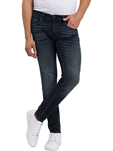 Cross Jeans Herren Jimi Slim Jeans, Blau (Blue Black 017), W28/L32 (Herstellergröße:28/32) von Cross