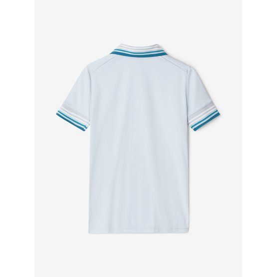 Cross STRIPE Halbarm Polo hellblau von Cross