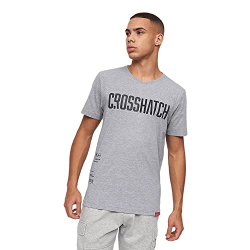Crosshatch Herren Holdouts T-Shirt, grau, XL von Crosshatch