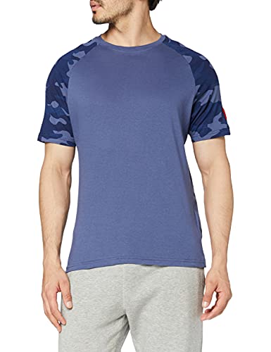 Crosshatch Herren Brickmoore T-Shirt, Indigoblau, S von Crosshatch