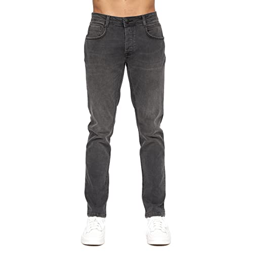 Crosshatch Herren Jeans, Sheldon/Dark Charcoal, 36 W / 32 L von Crosshatch