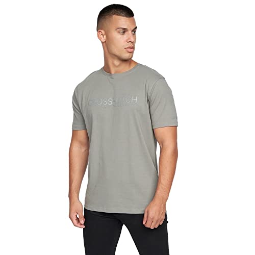 CrossHatch Herren Mcclay T-Shirt, Khaki, XL von Crosshatch