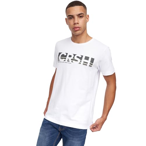 CrossHatch Herren Sullivan T-Shirt, weiß, XL von Crosshatch