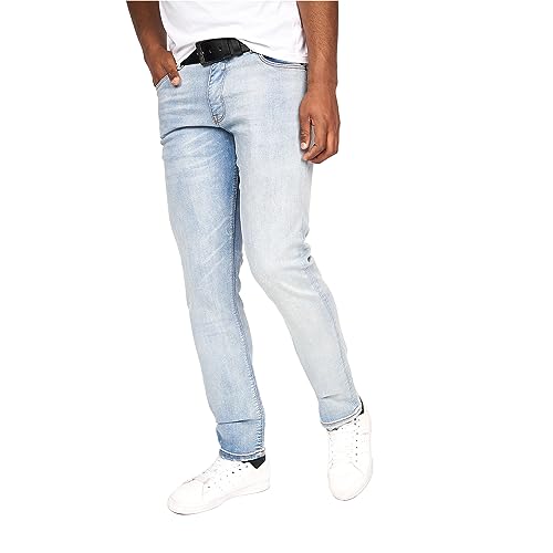 CrossHatch - Cadman Jeans für Herren (36R) (Helle Waschung) von Crosshatch