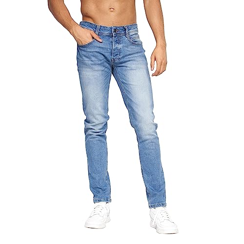 CrossHatch - Malcolm Jeans für Herren (36R) (Helle Waschung) von Crosshatch