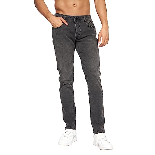 CrossHatch - Malcolm Jeans für Herren (36R) (dunkele Kohle) von Crosshatch