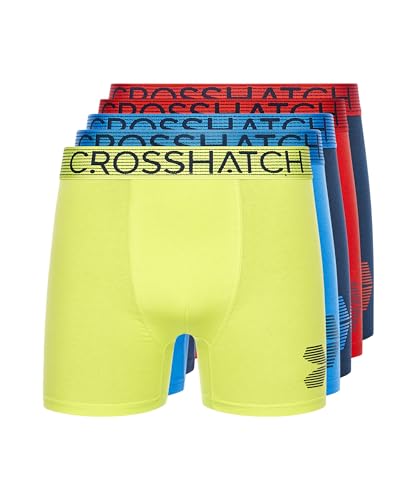 Crosshatch Clothing247 Herren-Boxershorts, Herren-Unterwäsche, Multipack, Baumwollunterhosen, Slips, S, M, L, XL, XXL, XXXL, Fecto-Sortiert, XL Crosshatch Clothing247 Herren-Boxershorts, Herren-Unterwäsche, Multipack, Baumwollunterhosen, Slips, S, M, L, XL, XXL, XXXL, Fecto-Sortiert, XL von Crosshatch