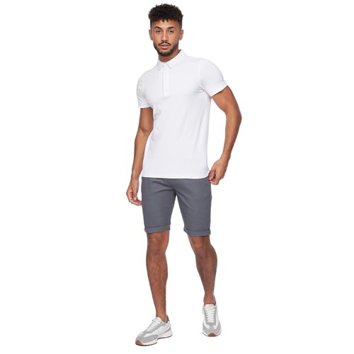 Crosshatch Herren-Chino-Shorts, schmale Passform, bequeme Baumwoll-Sommer-Shorts, Herren-Shorts mit Taschen, ideal für Sommer, Strand, Golf, Wandern und Outdoor, petrol, 34W Crosshatch Herren-Chino-Shorts, schmale Passform, bequeme Baumwoll-Sommer-Shorts, Herren-Shorts mit Taschen, ideal für Sommer, Strand, Golf, Wandern und Outdoor, petrol, 34W von Crosshatch