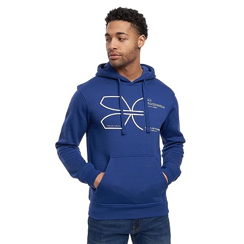 Crosshatch Herren Cutups Ch Kapuzenpullover, blau, XL von Crosshatch