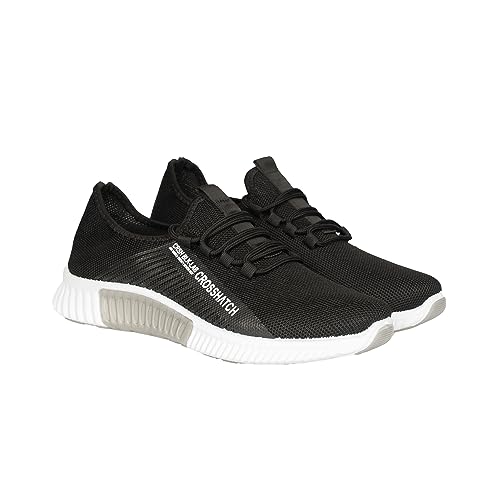Crosshatch Herren Rideout Sneaker, Black Nimbus, 45 EU von Crosshatch